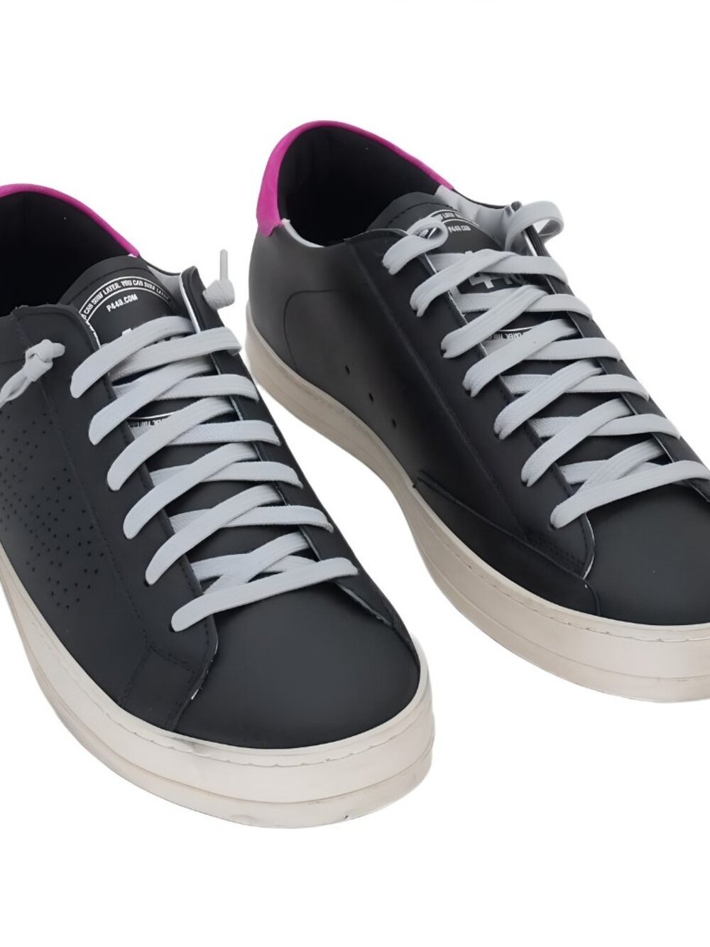 P448 Mens F22 John Perforated Logo Blkfux Sneaker Size EU 41